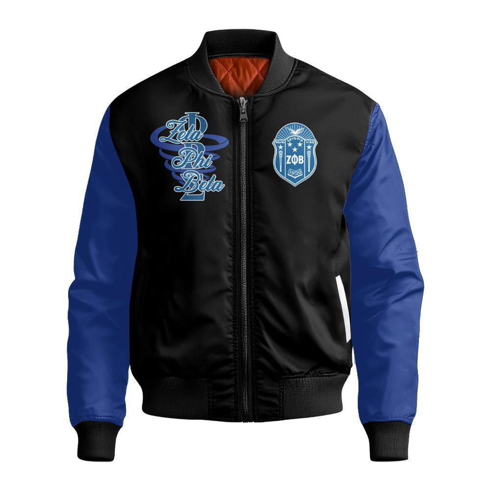 Ireishprint Zeta Phi Beta Knitted Cardigan, Finer Womanhood I Am Zeta Phi Beta Girl Since 1913 Sorority Bomber Jacket