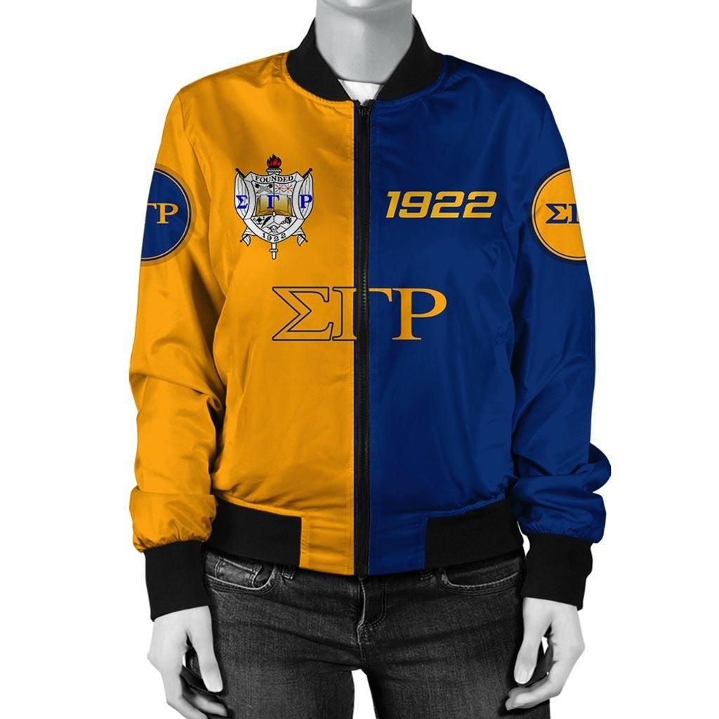 Sigma Gamma Rho Bomber Jacket Cycle Style