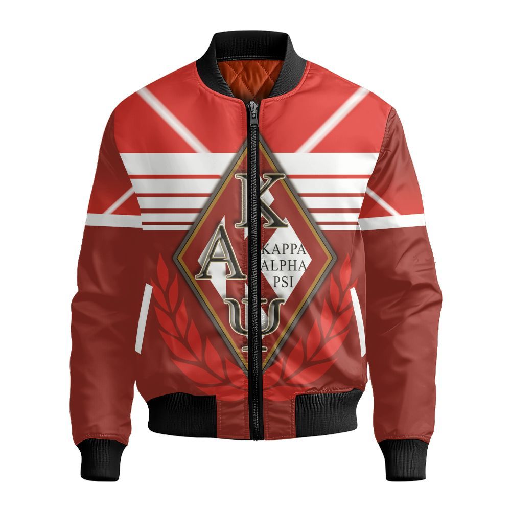 Ireishprint ΚΑΨ Shirt, Dimond Krimson Style ΚΑΨ Shirt Since 1911 Fraternity Bomber Jacket