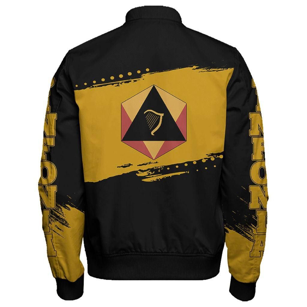 Wonder Print Shop Jacket - Phi Mu Alpha Sinfonia University Sleeve Zip Bomber Jacket