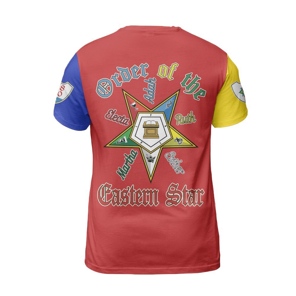 Ireishprint OES Custom Legacy Shirt, Electa Pentagon Sisters Order Of The Eastern Star OES Shirt
