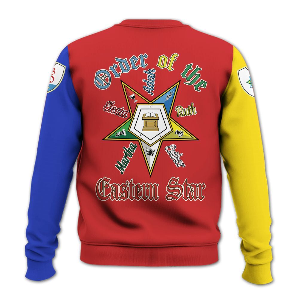 Ireishprint OES Custom Legacy Shirt, Electa Pentagon Sisters Order Of The Eastern Star OES Sweatshirt