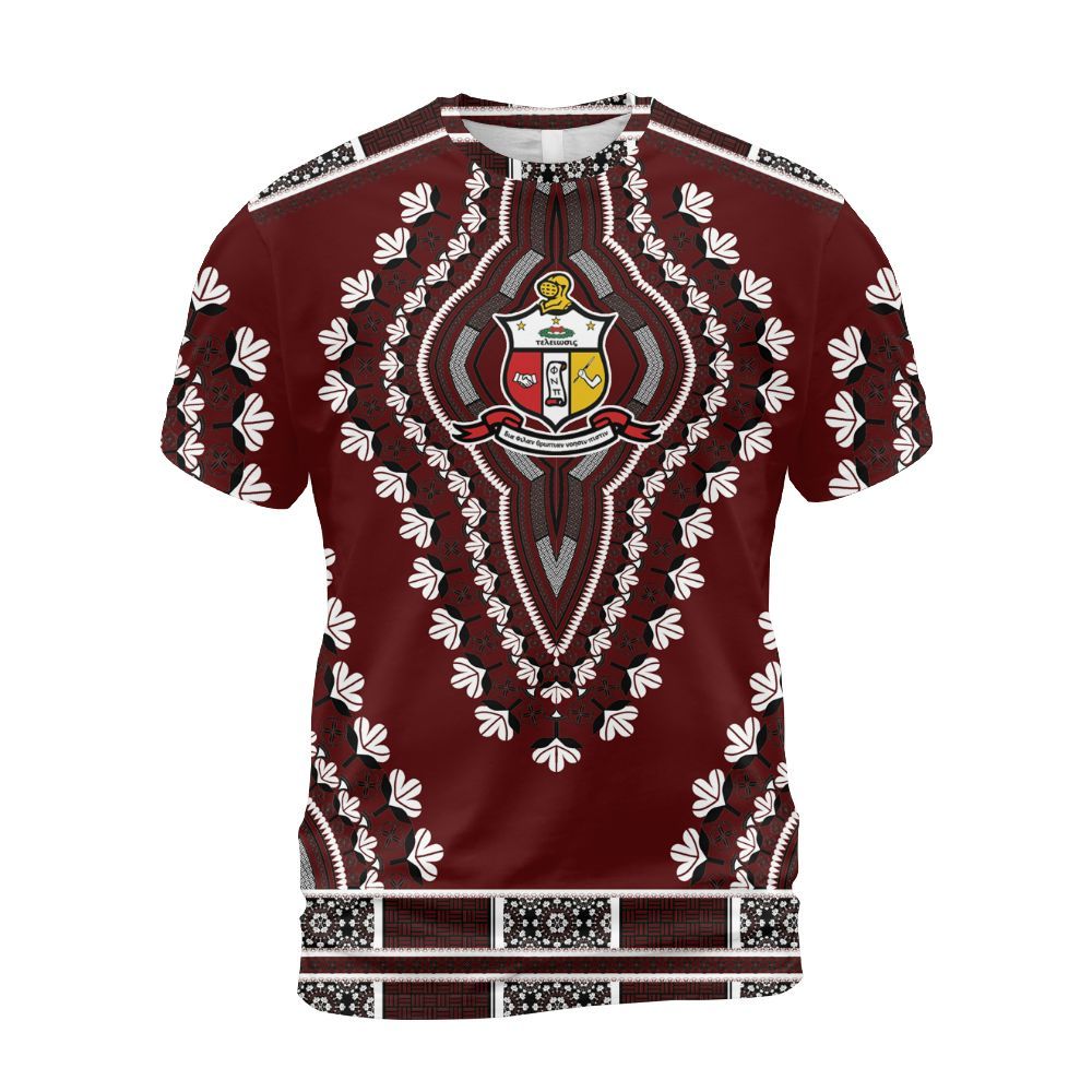 Ireishprint ΚΑΨ Shirt, African Dashiki Style ΚΑΨ Fraternity Shirt