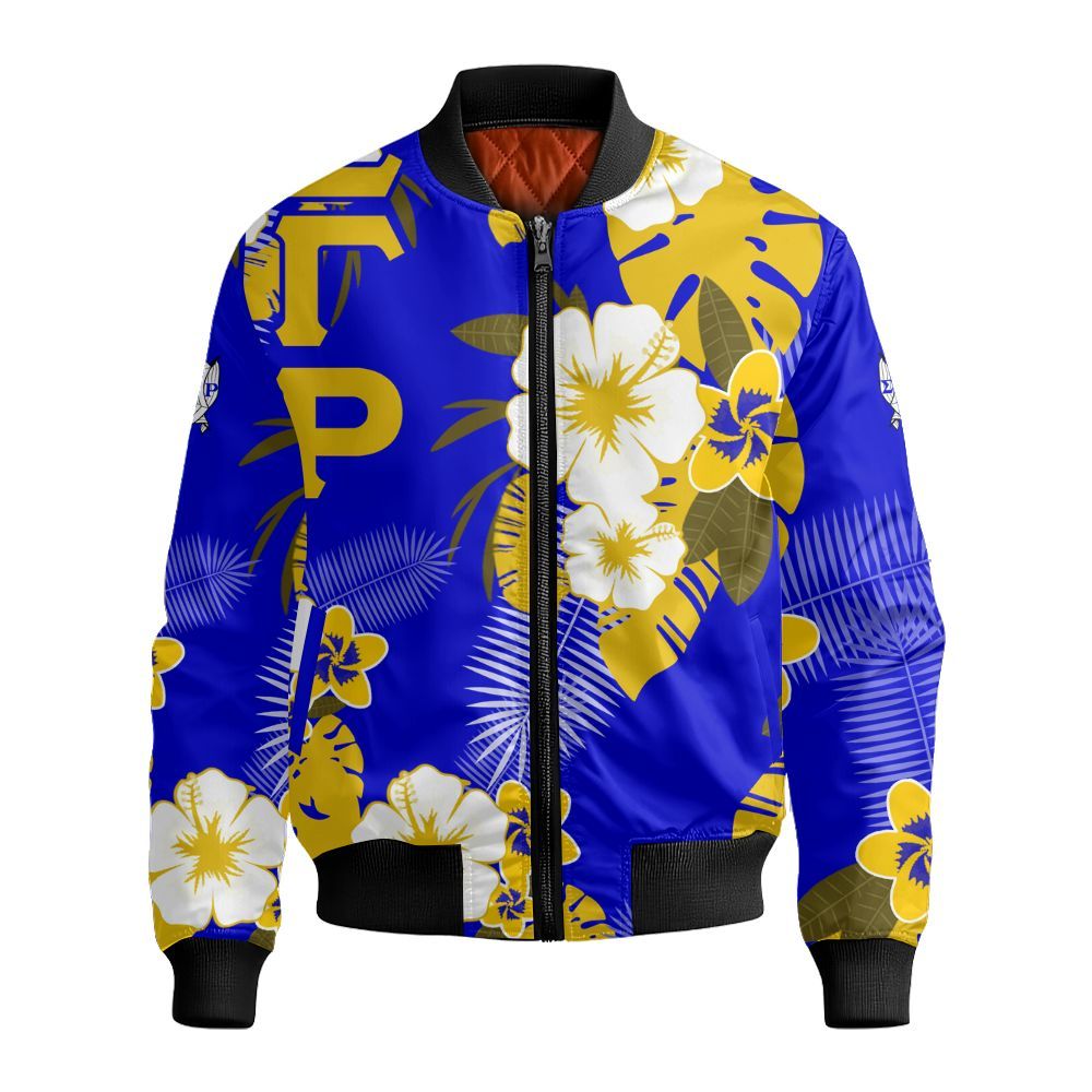 Ireishprint Sigma Gamma Rho Hawaii Short, Hibiscus Flower Hawaii Short Sigma Gamma Rho Sorority Bomber Jacket