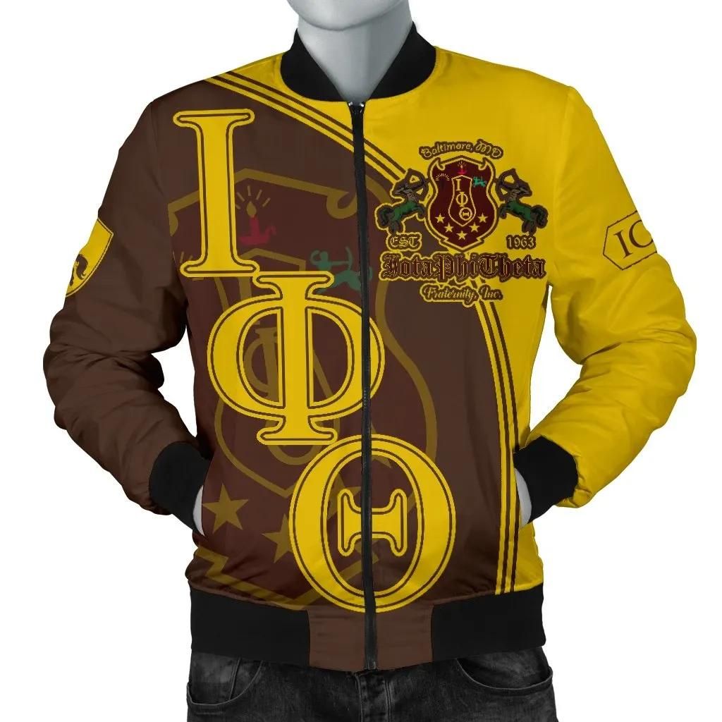 Iota Phi Theta Men's Bomber Jacket - Personalised Style A21