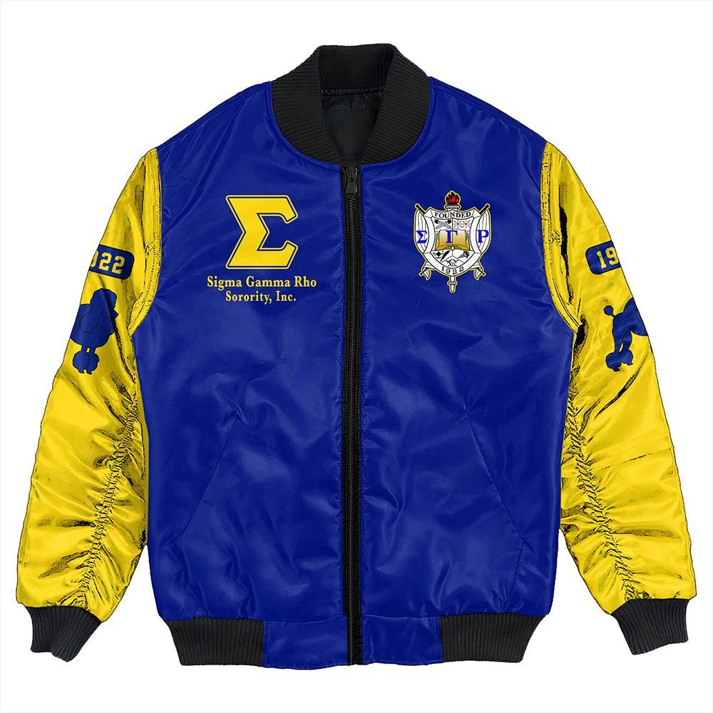 Sigma Gamma Rho Varsity Bomber Jacket T09