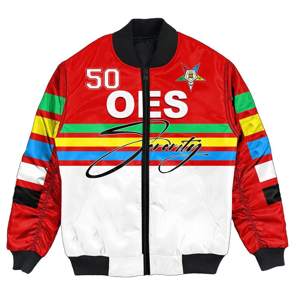 Order Of The Eastern Star Sporty Premium Bomber Jacket