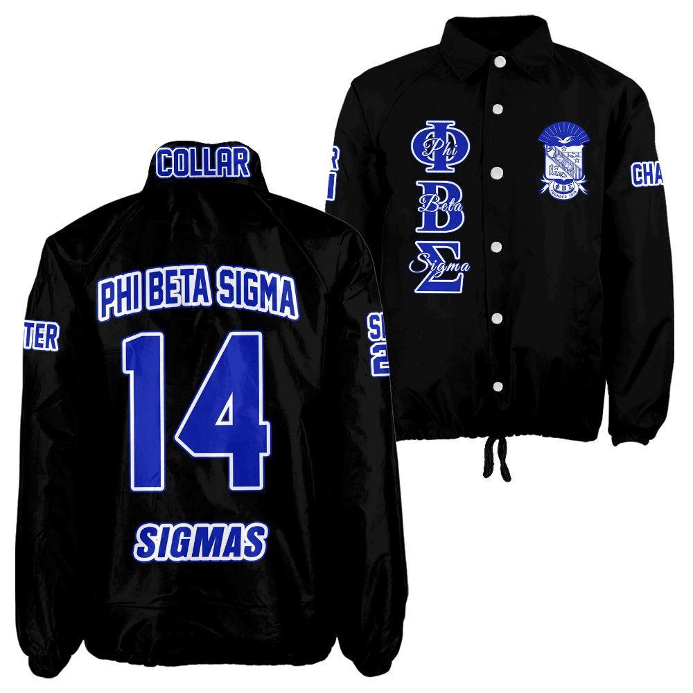 Ireishprint ΦΒΣ Custom Line Crossing Jacket, Personalized Black Line Jacket 1914 Fraternity Crossing Jacket
