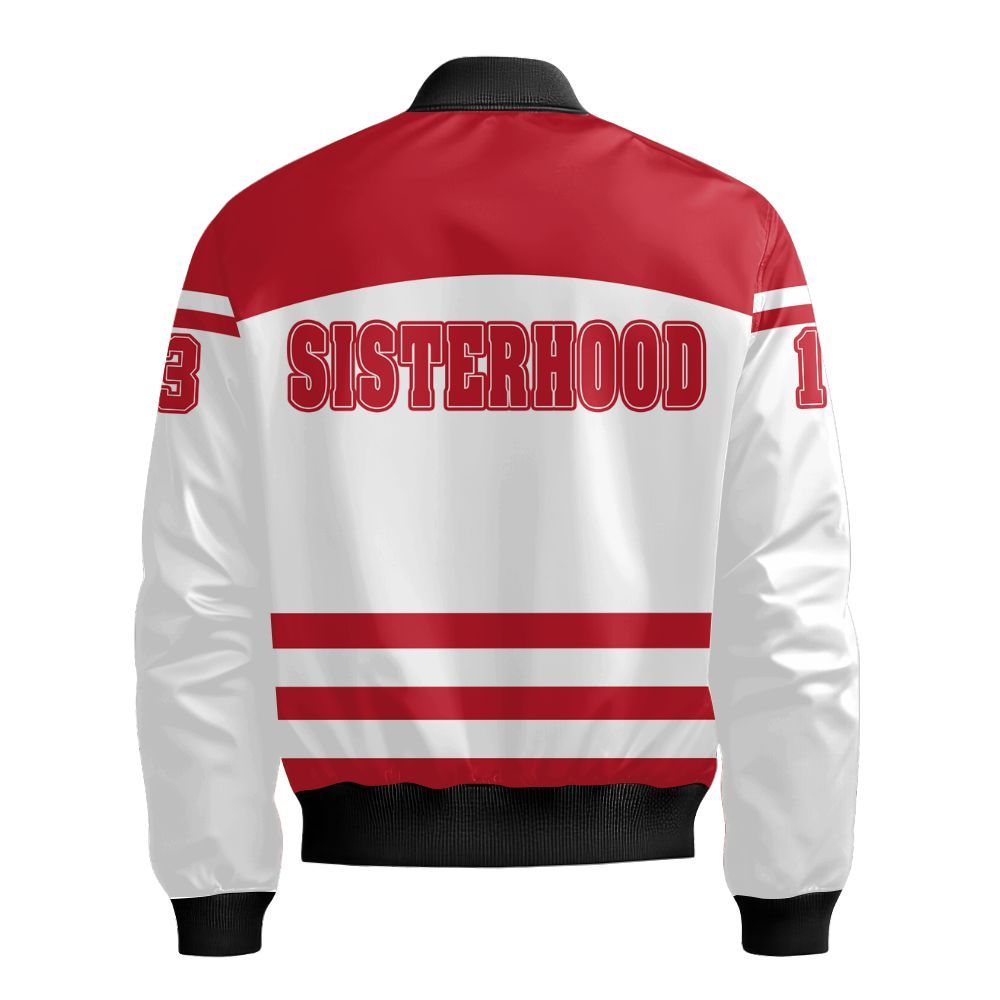 Ireishprint Delta Sigma Theta Custom Name Shirt, Delta Sigma Theta Custom Crew Shirt Since 1913 Sisterhood Sorority Bomber Jacket