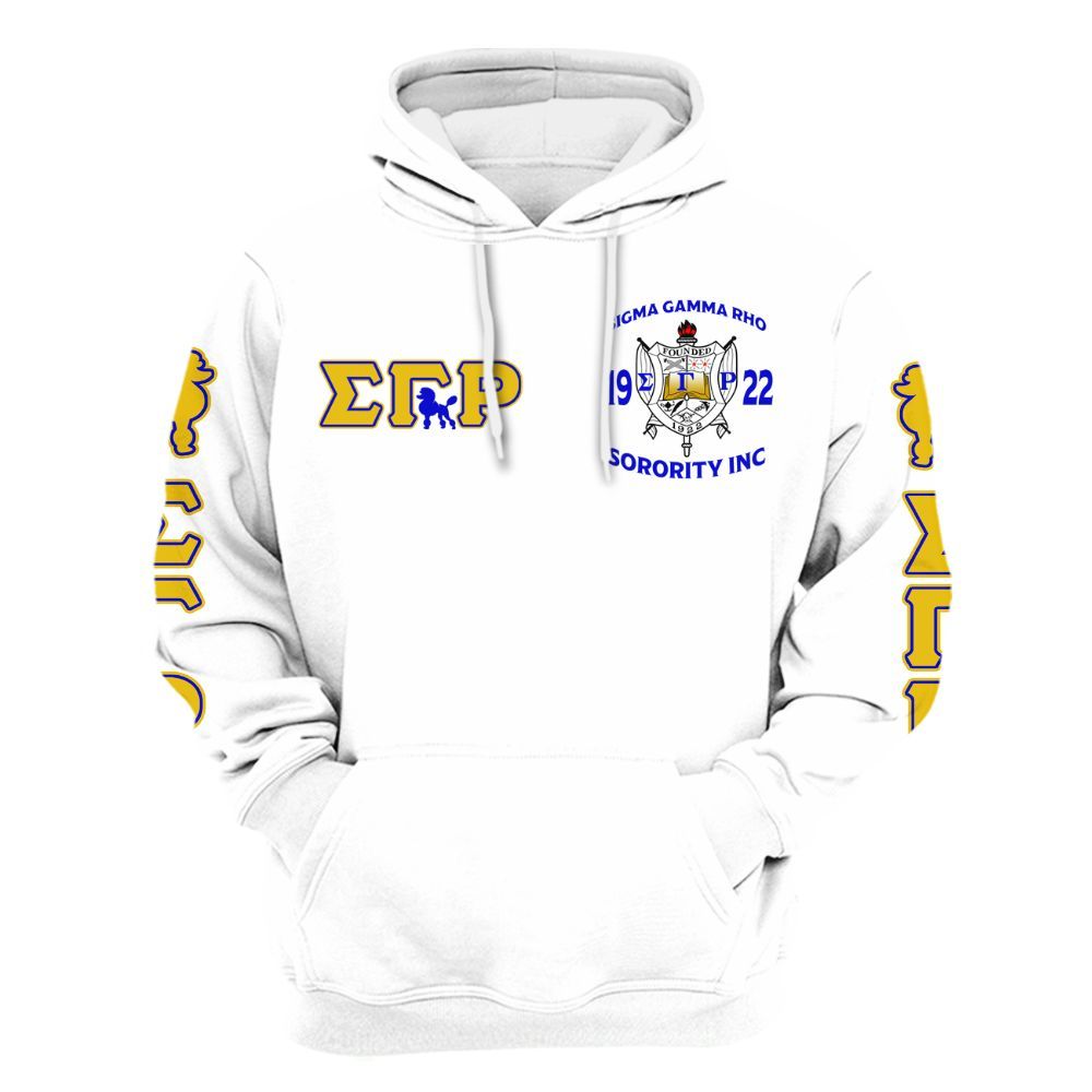 Ireishprint Sigma Gamma Rho Shirt, Pretty Poodles 1922 Sigma Gamma Rho Sorority Hoodie