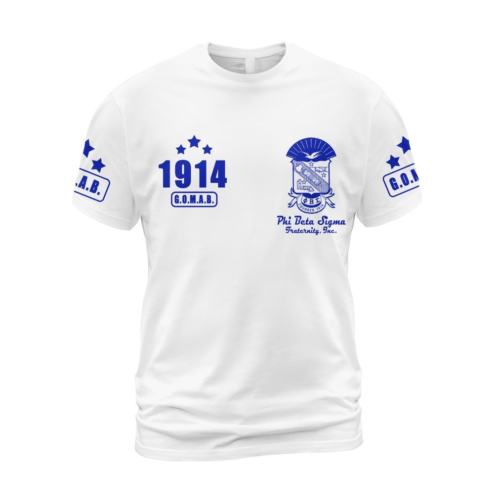 Ireishprint ΦΒΣ Shirt, GOMAB Three Stars Shirt ΦΒΣ Fraternity Shirt