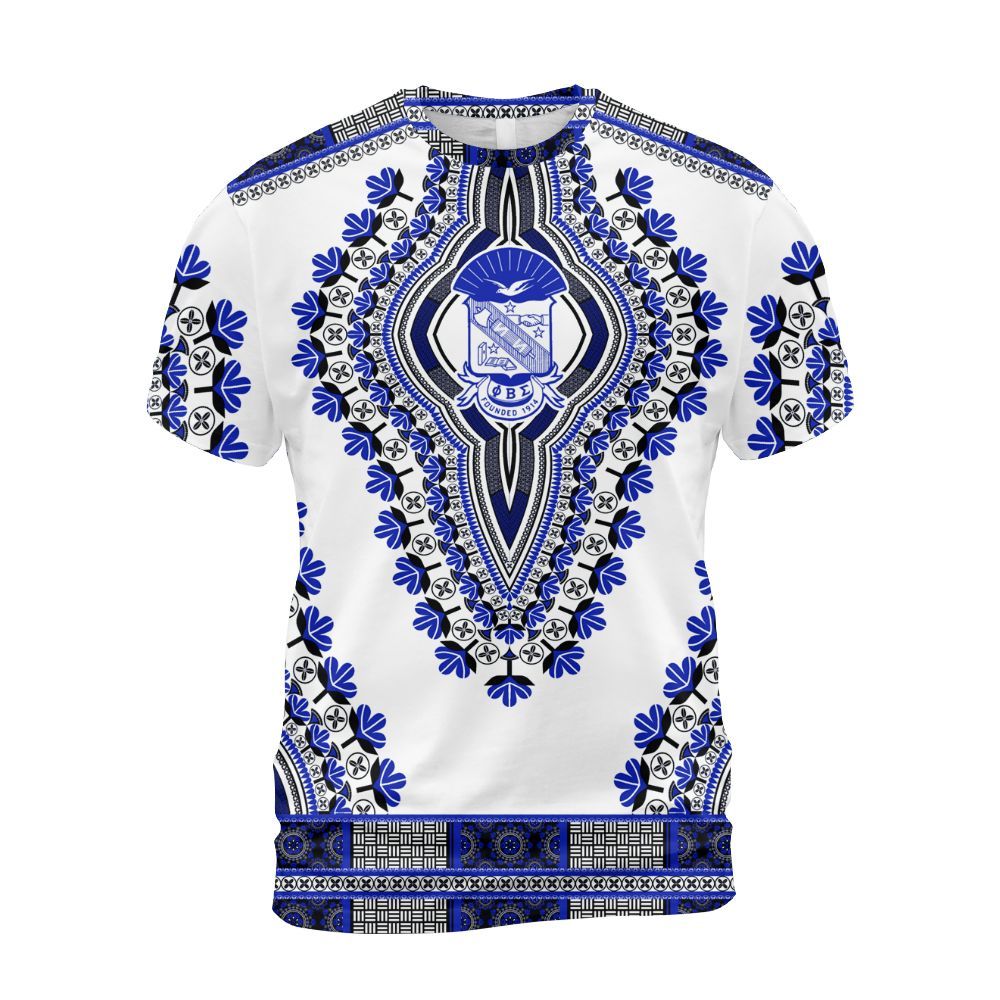 Ireishprint ΦΒΣ Shirt, African Dashiki Shirt ΦΒΣ Fraternity Shirt