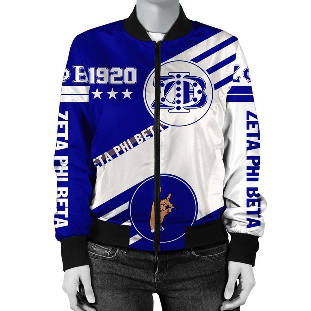 Zeta Phi Beta Swift Balls Bomber Jacket