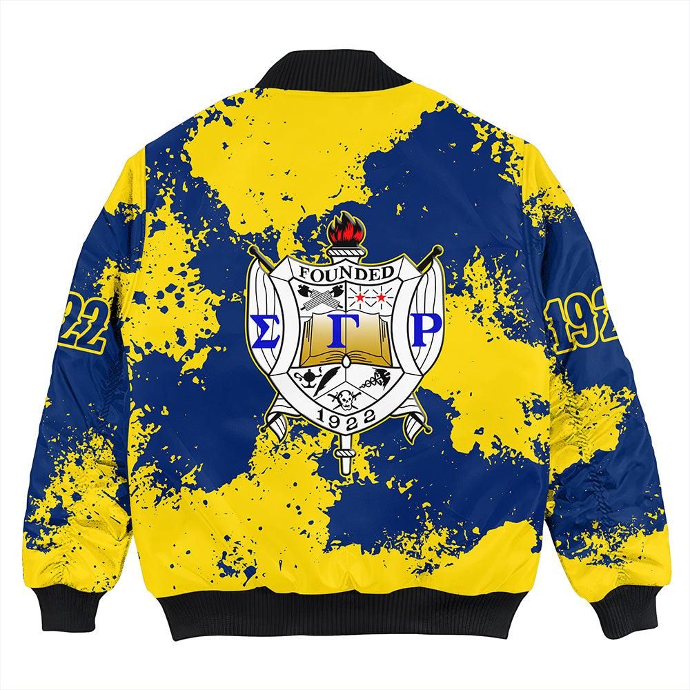 Sigma Gamma Rho Sublimation Bomber Jacket T09