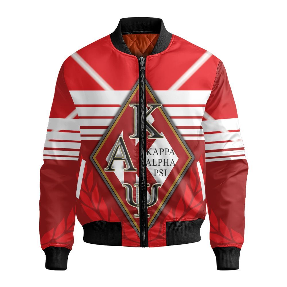 Ireishprint ΚΑΨ Varsity Jacket, Dimond Krimson Style Jacket Since 1911 Fraternity Bomber Jacket