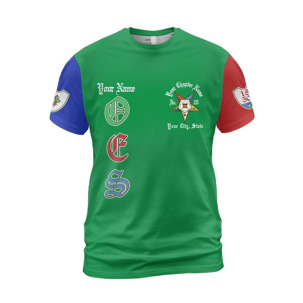 Ireishprint OES Custom Legacy Shirt, Martha Pentagon Sisters Order Of The Eastern Star OES Shirt