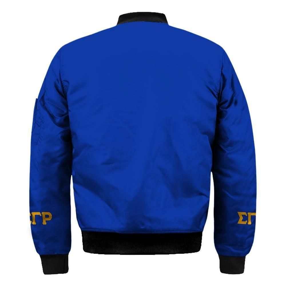 Sigma Gamma Rho Dope 1922 Sleeve Zip Bomber Jacket