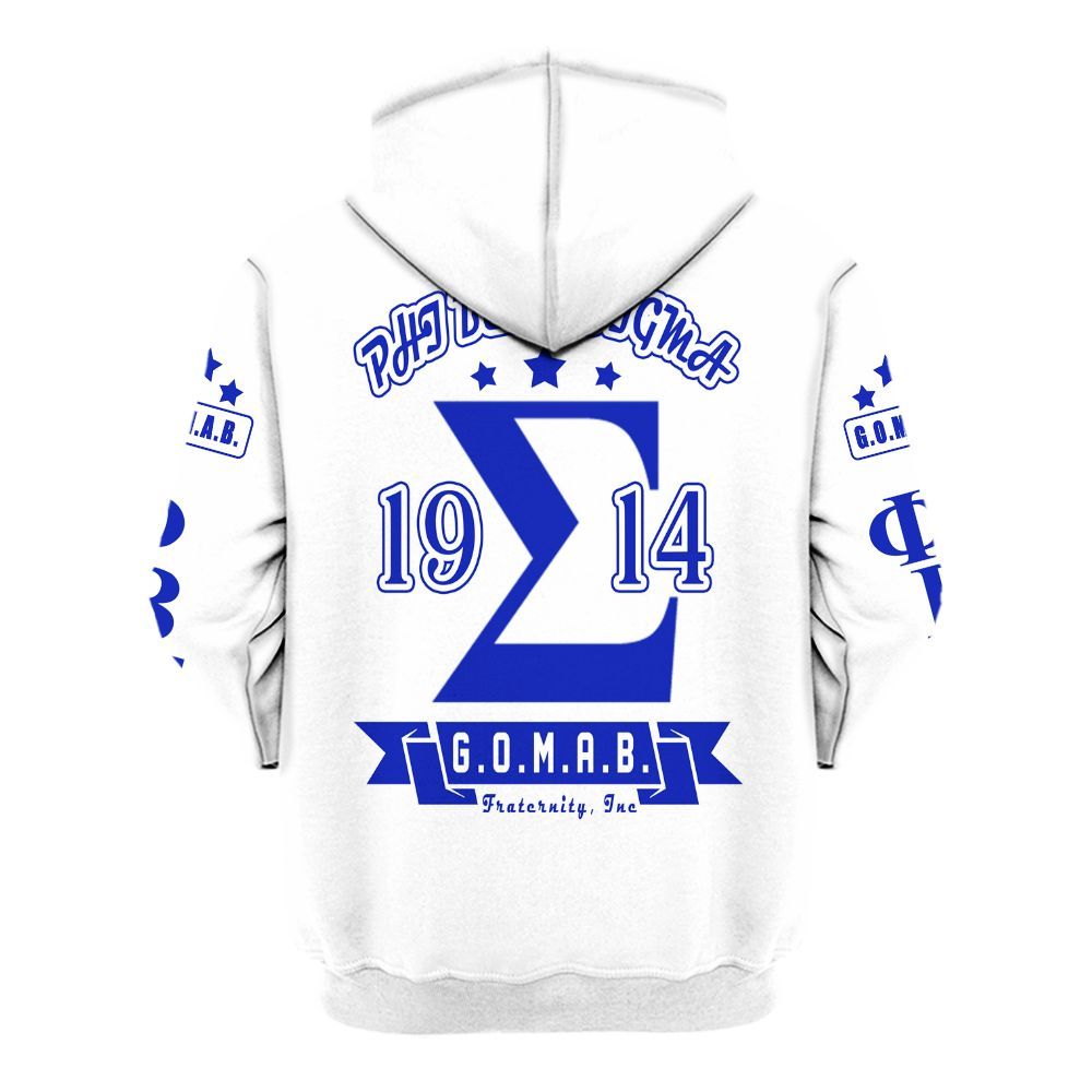 Ireishprint Phi Beta Sigma Shirt, GOMAB Three Stars Shirt Phi Beta Sigma Fraternity Hoodie