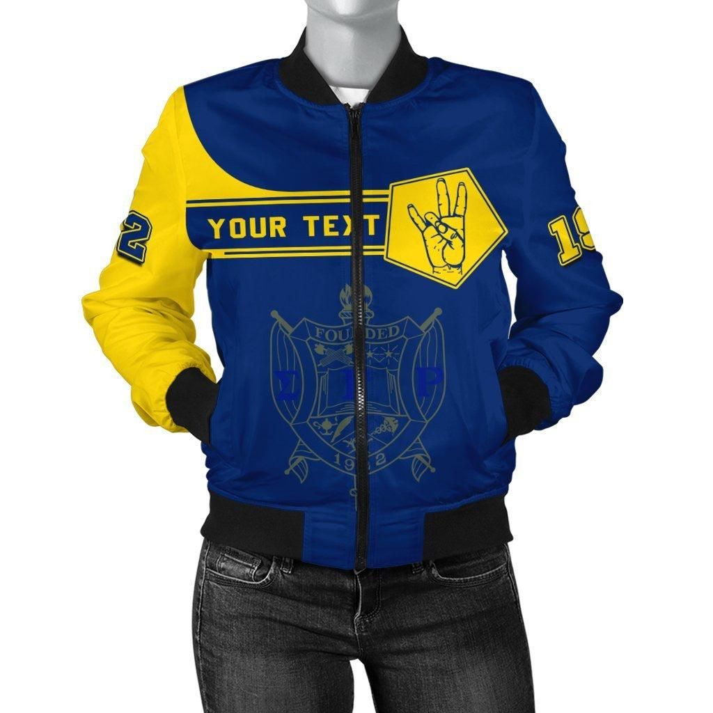 Personalized Sigma Gamma Rho Bomber Jacket Simple Style