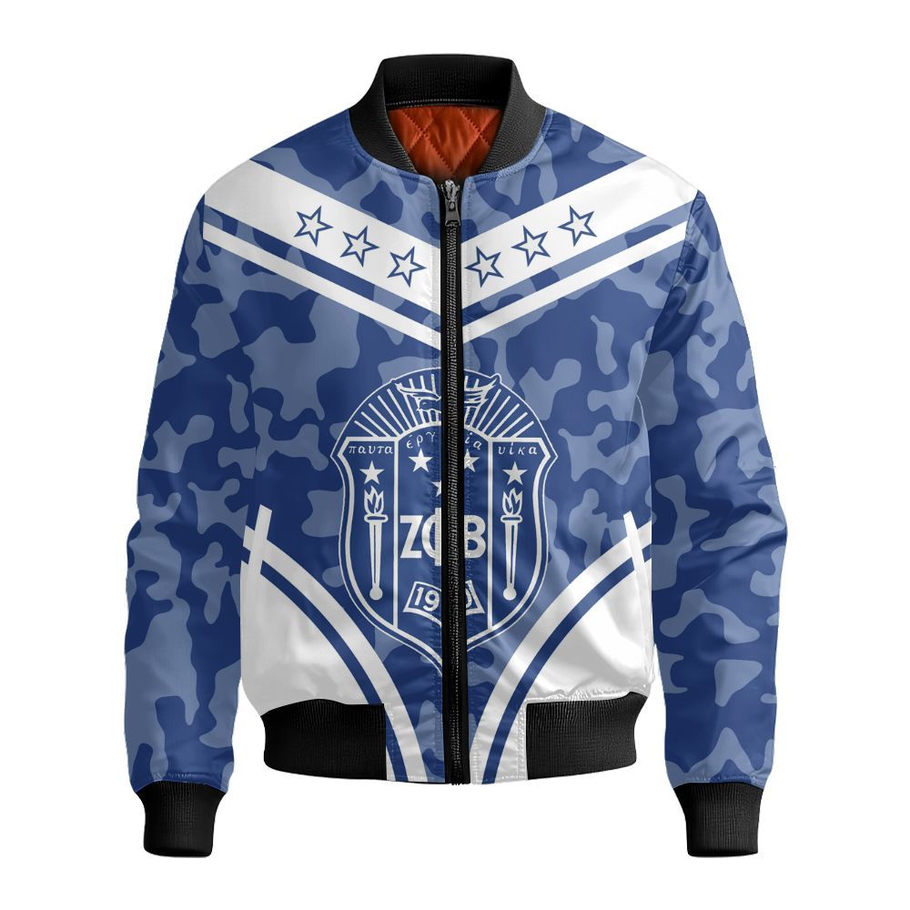Ireishprint Zeta Phi Beta Polo Shirt, Zeta Phi Beta Since 1920 Camoflage Dove Sorority Bomber Jacket