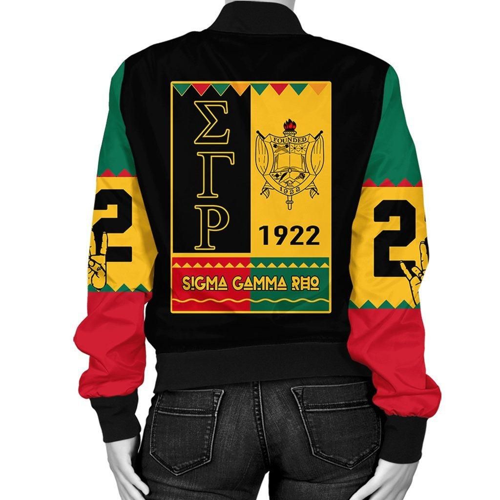 Sigma Gamma Rho Black History Month Bomber Jacket