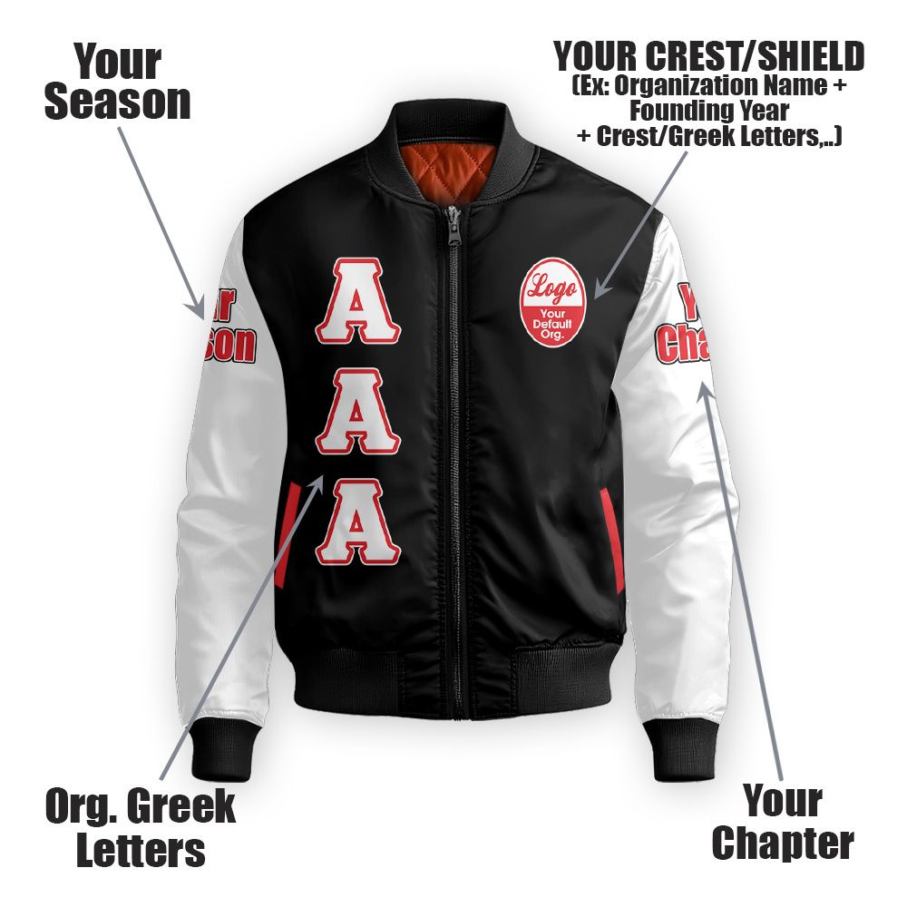 Custom Chapter Bomber Jacket, Delta Sigma Theta 1913 Sisterhood Sorority Bomber Jacket