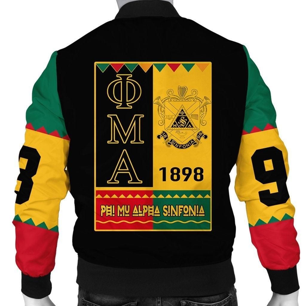 African Jacket - Phi Mu Alpha Sinfonia Black History Month Bomber Jacket
