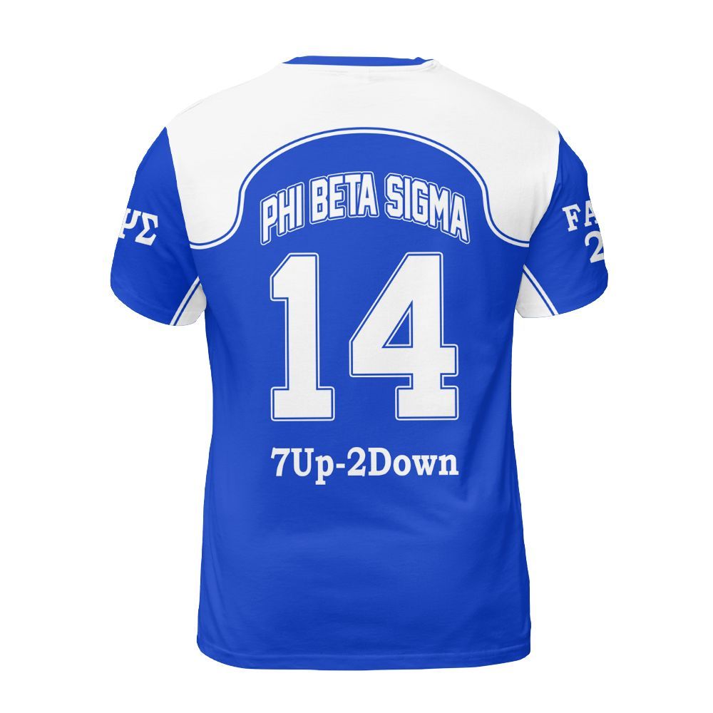 Ireishprint ΦΒΣ Custom Chapter Shirt, ΦΒΣ Lettered Racing Style 1914 Fraternity Shirt
