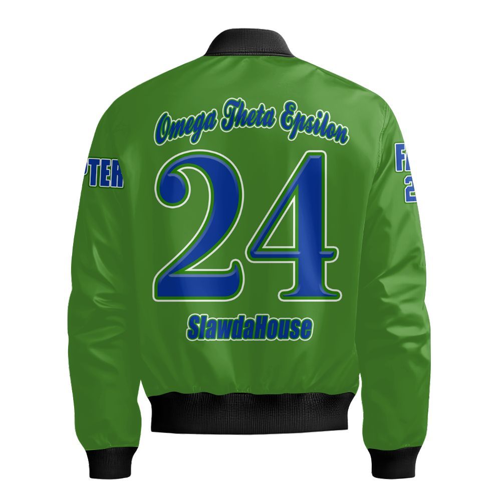 Ireishprint Omega Theta Epsilon Custom Chapter Cardigan, Custom Omega Theta Epsilon Sorority Cardigan Since 2024 Sorority Bomber Jacket