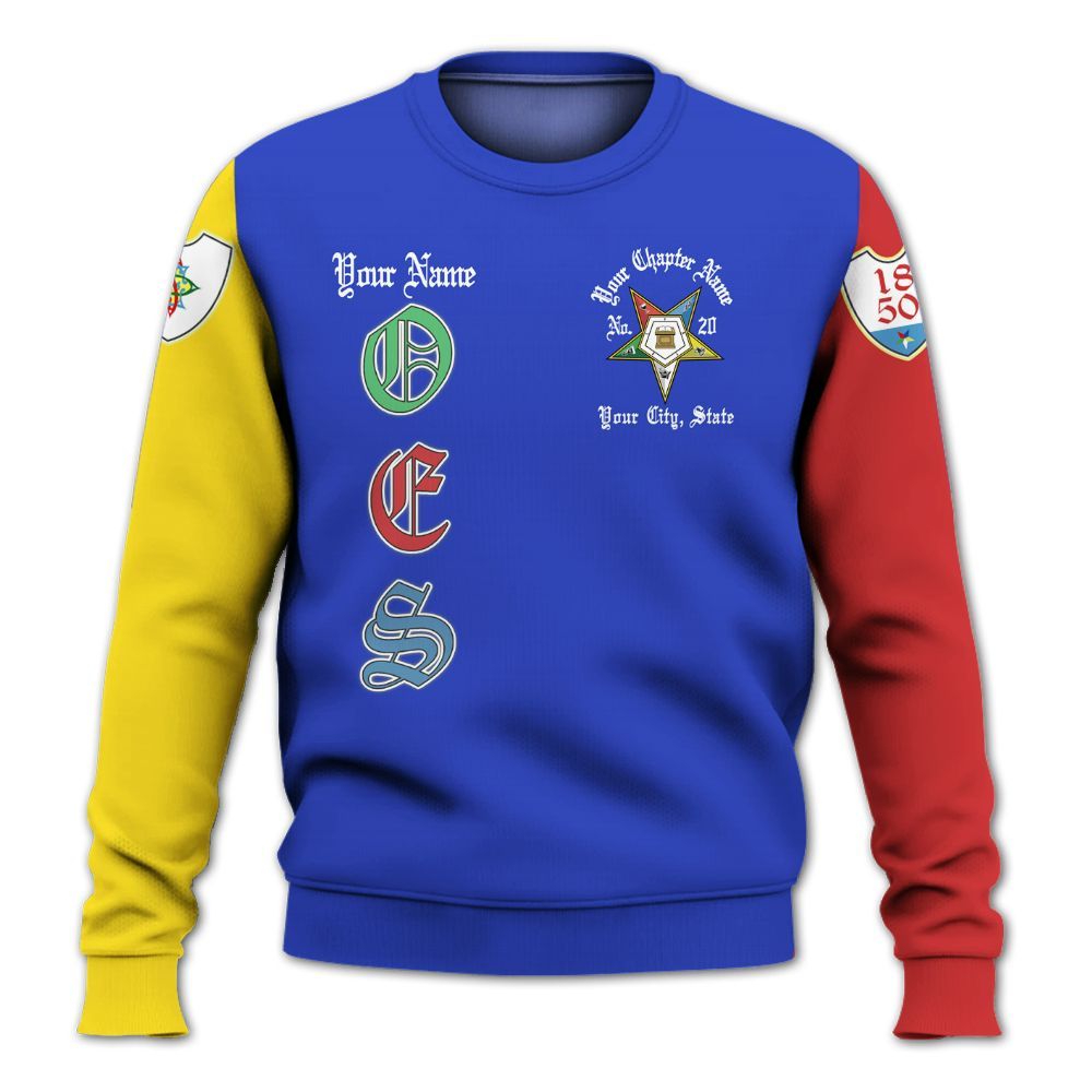 Ireishprint OES Custom Legacy Shirt, Adah Pentagon Sisters Order Of The Eastern Star OES Sweatshirt