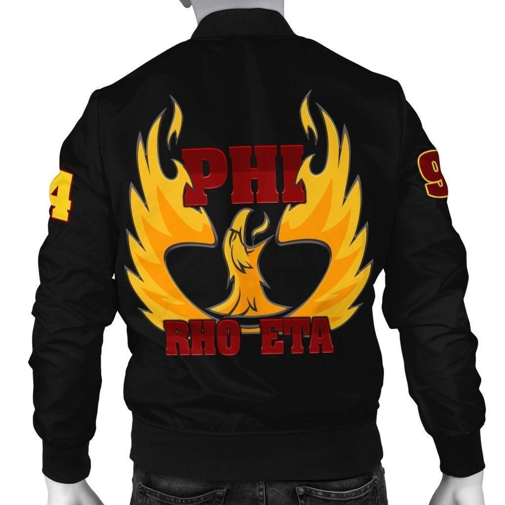 African Jacket - Phi Rho Eta Bomber Jacket Graduation Stole Style