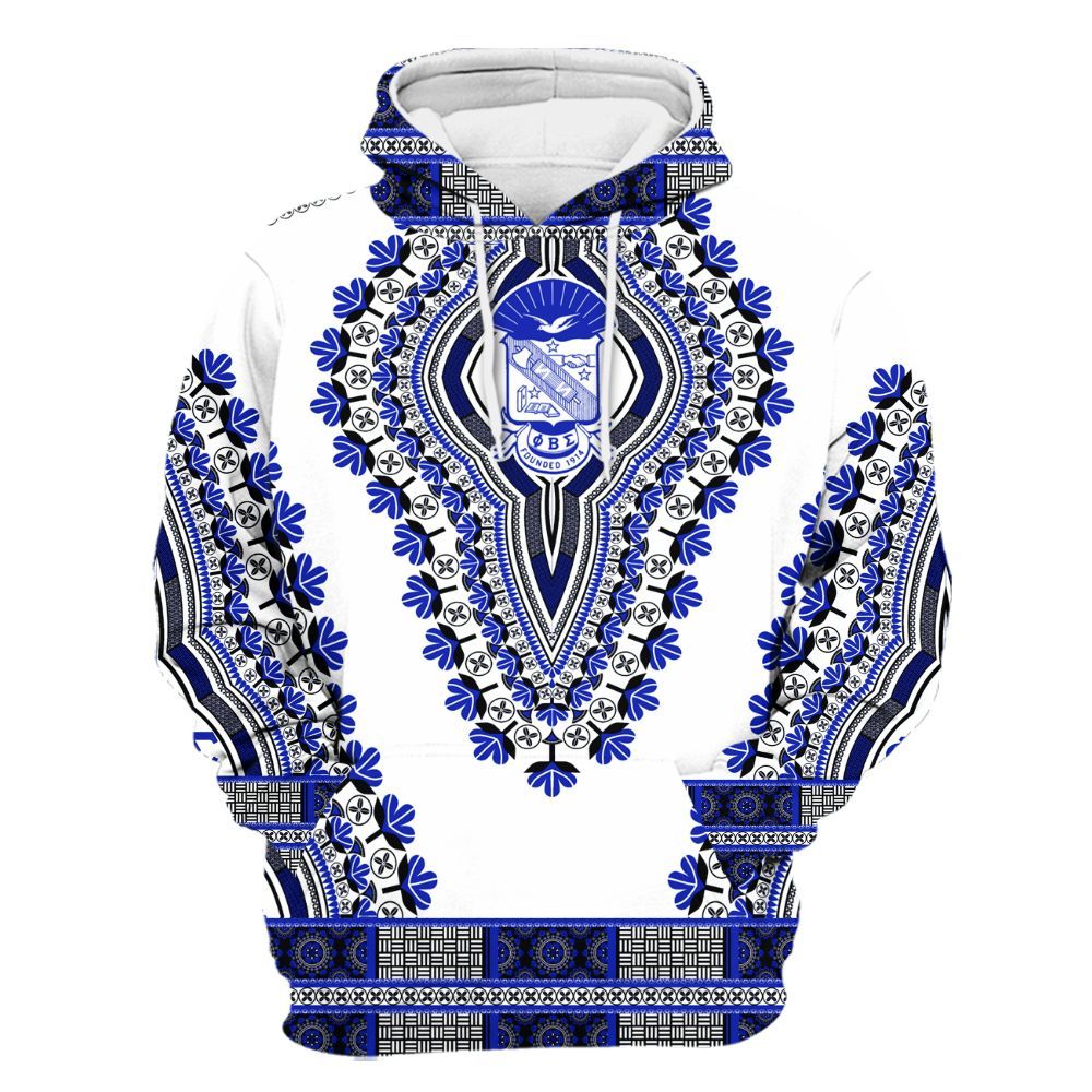 Ireishprint Phi Beta Sigma Shirt, African Dashiki Style Phi Beta Sigma Fraternity Hoodie