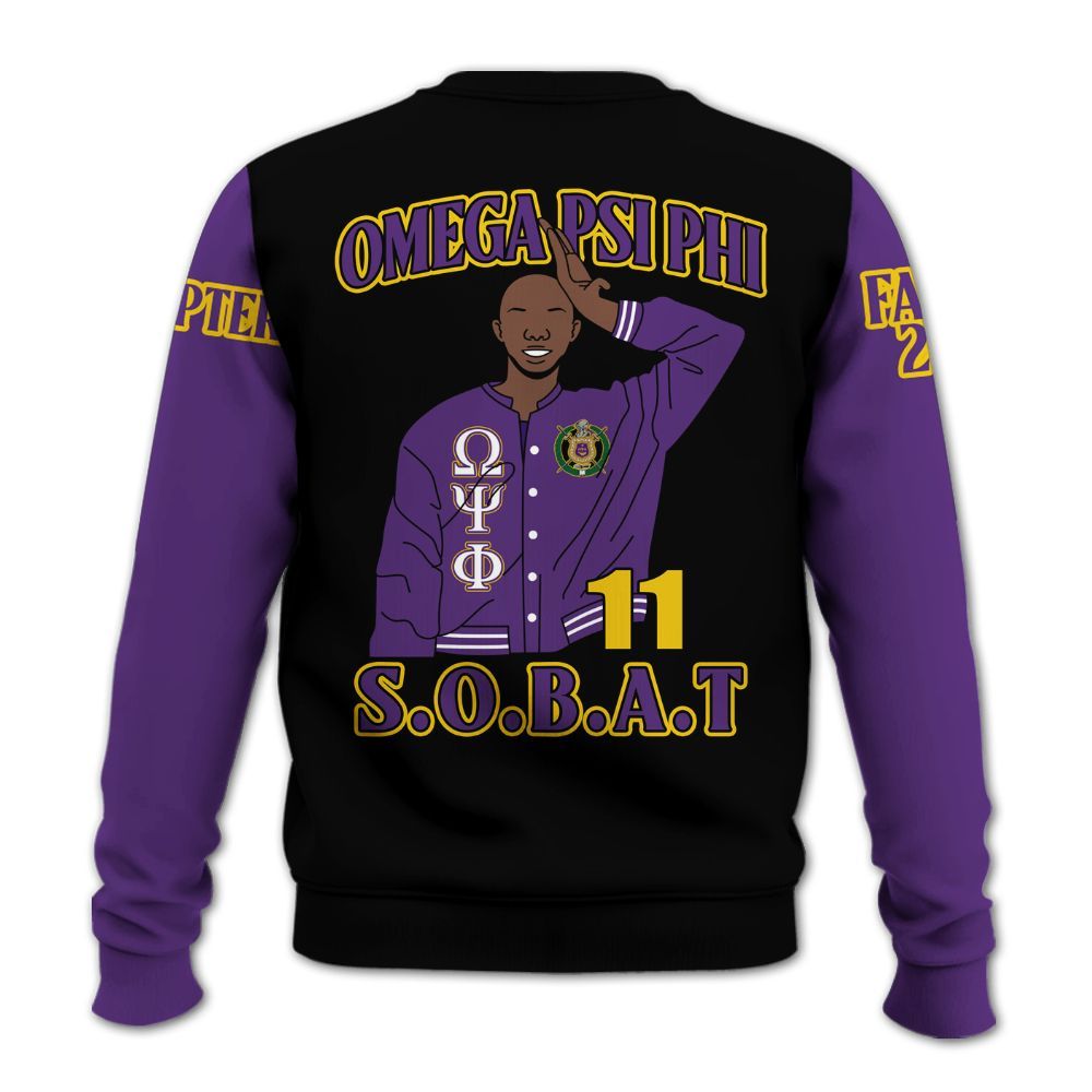 Ireishprint ΩΨΦ Custom Chapter Shirt, Personalized Black Shirt ΩΨΦ 1911 Fraternity Sweatshirt