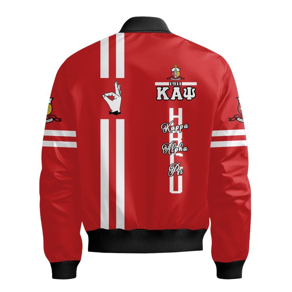 Ireishprint ΚΑΨ Shirt, HBCU Shirt ΚΑΨ Fraternity Bomber Jacket