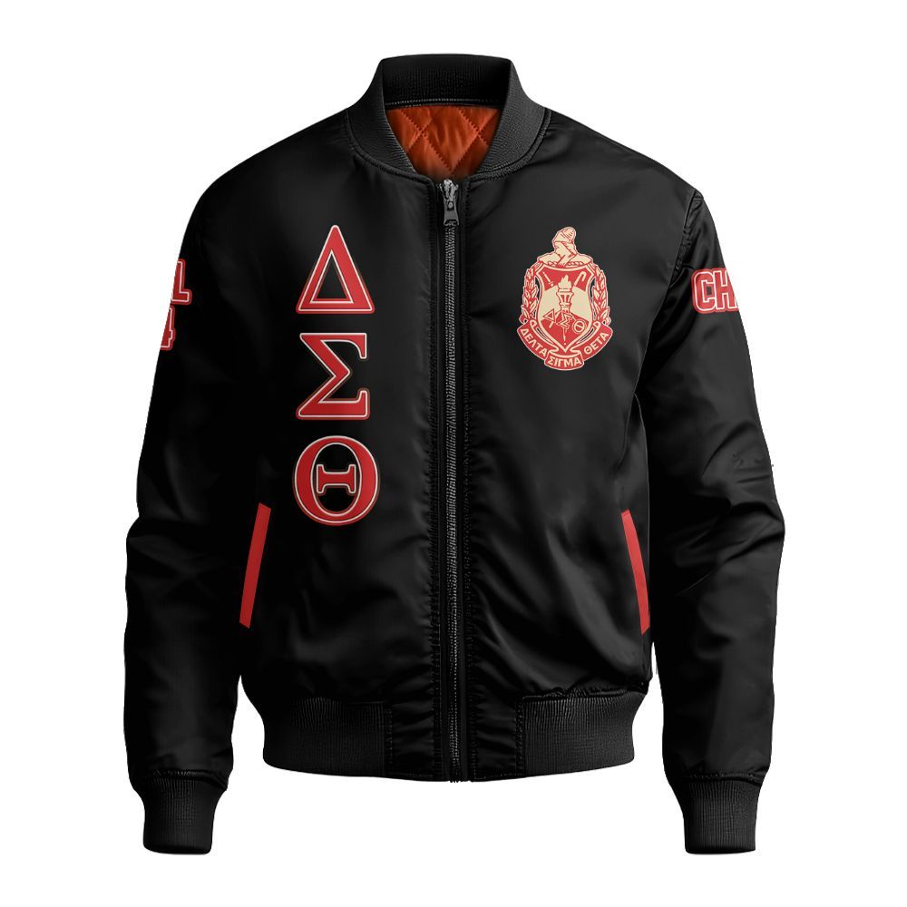 Ireishprint Delta Sigma Theta Custom Chapter Crop Shirt, Detas Crew Delta Sigma Theta Jacket Sorority Bomber Jacket