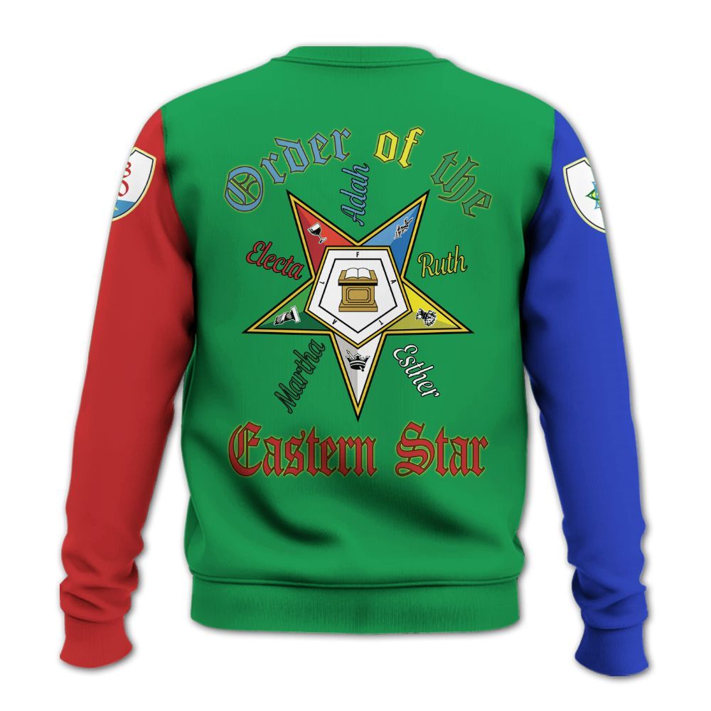 Ireishprint OES Custom Legacy Shirt, Martha Pentagon Sisters Order Of The Eastern Star OES Sweatshirt