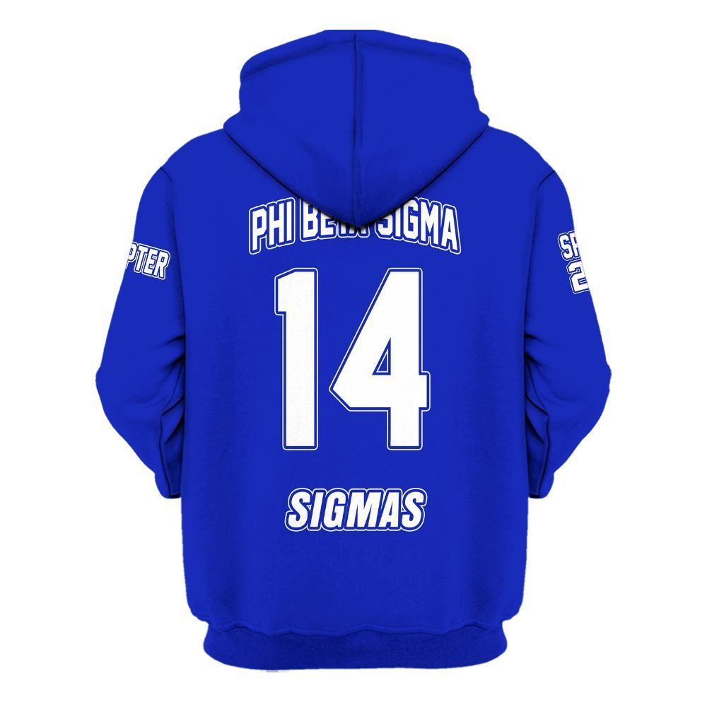 Ireishprint ΦΒΣ Custom Chapter Shirt, Personalized Royal Blue Shirt 1914 Fraternity Hoodie