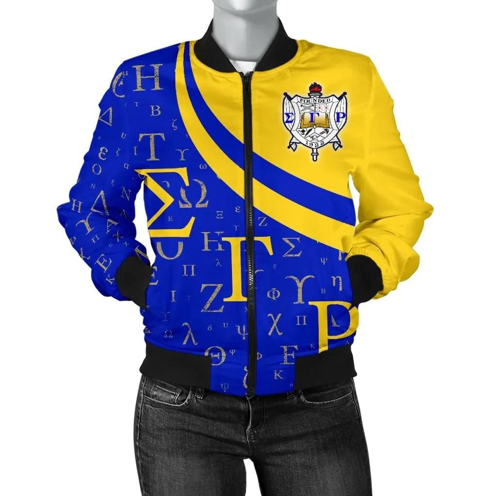 African Women's Bomber Jacket  - Sigma Gamma Rho- BN18