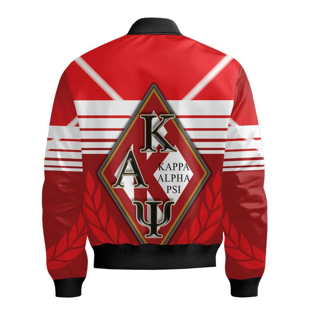 Ireishprint ΚΑΨ Polo Shirt, Dimond Krimson Style Kappa Polo Since 1911 Fraternity Bomber Jacket