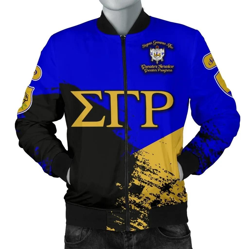 Sigma Gamma Rho Men's Bomber Jacket Paint Style A31