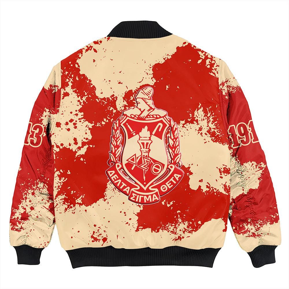 Delta Sigma Theta Sublimation Bomber Jacket T09