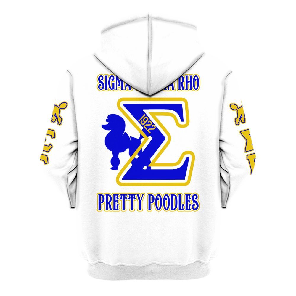 Ireishprint Sigma Gamma Rho Shirt, Pretty Poodles 1922 Sigma Gamma Rho Sorority Hoodie