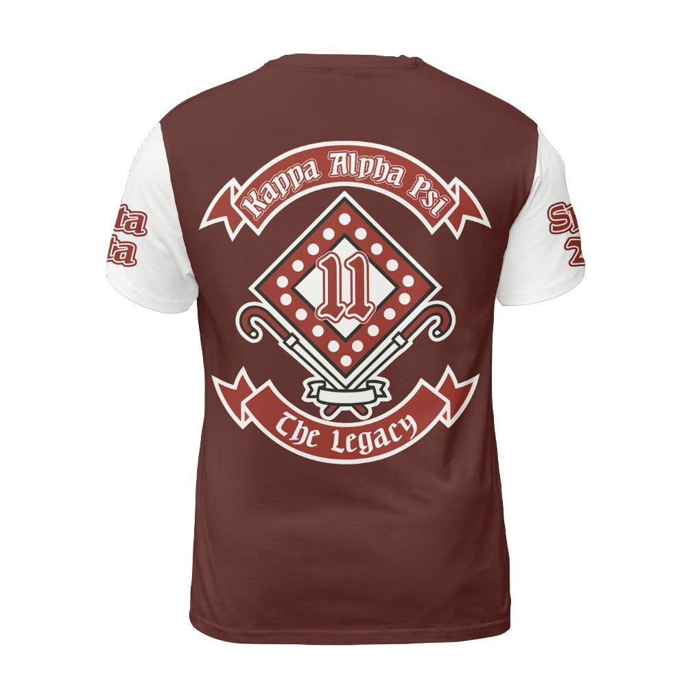 Ireishprint ΚΑΨ Custom Chapter Shirt, Krimson Diamond Canes 1911 Fraternity Shirt