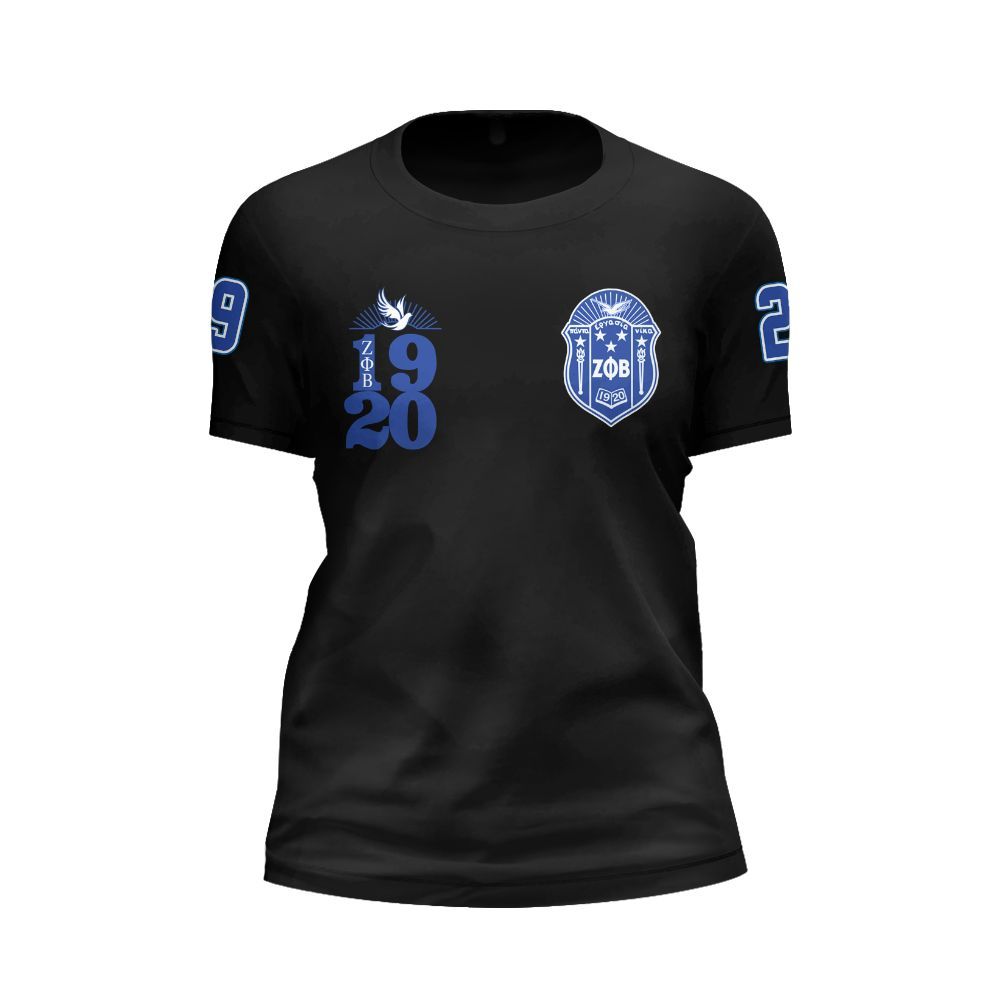 Ireishprint Zeta Phi Beta Shirt, Dove Black Zeta Phi Beta Sorority Shirt