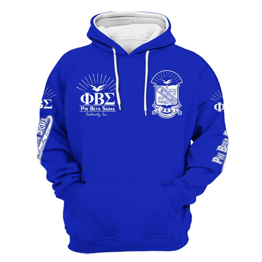 Ireishprint ΦΒΣ Shirt, Brotherhood Founded 1914 Royal Blue Shirt Fraternity Hoodie