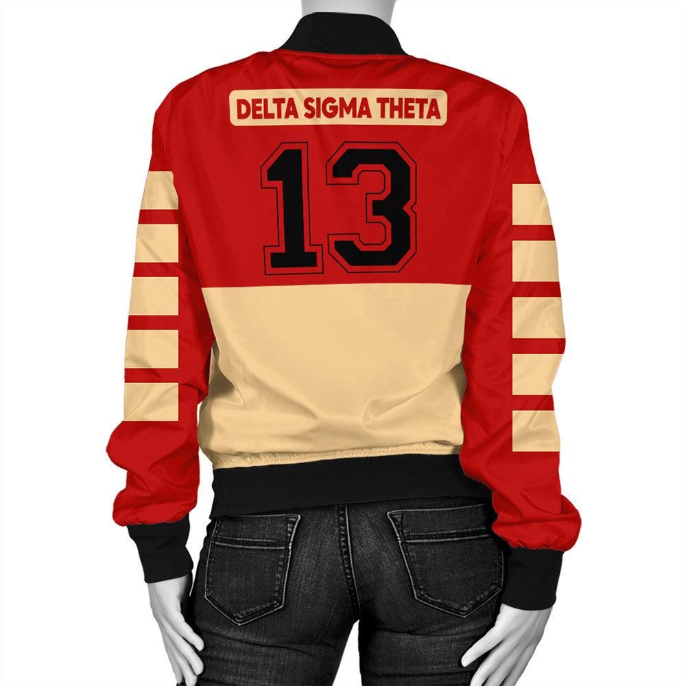 Delta Sigma Theta Sporty Premium Bomber Jacket