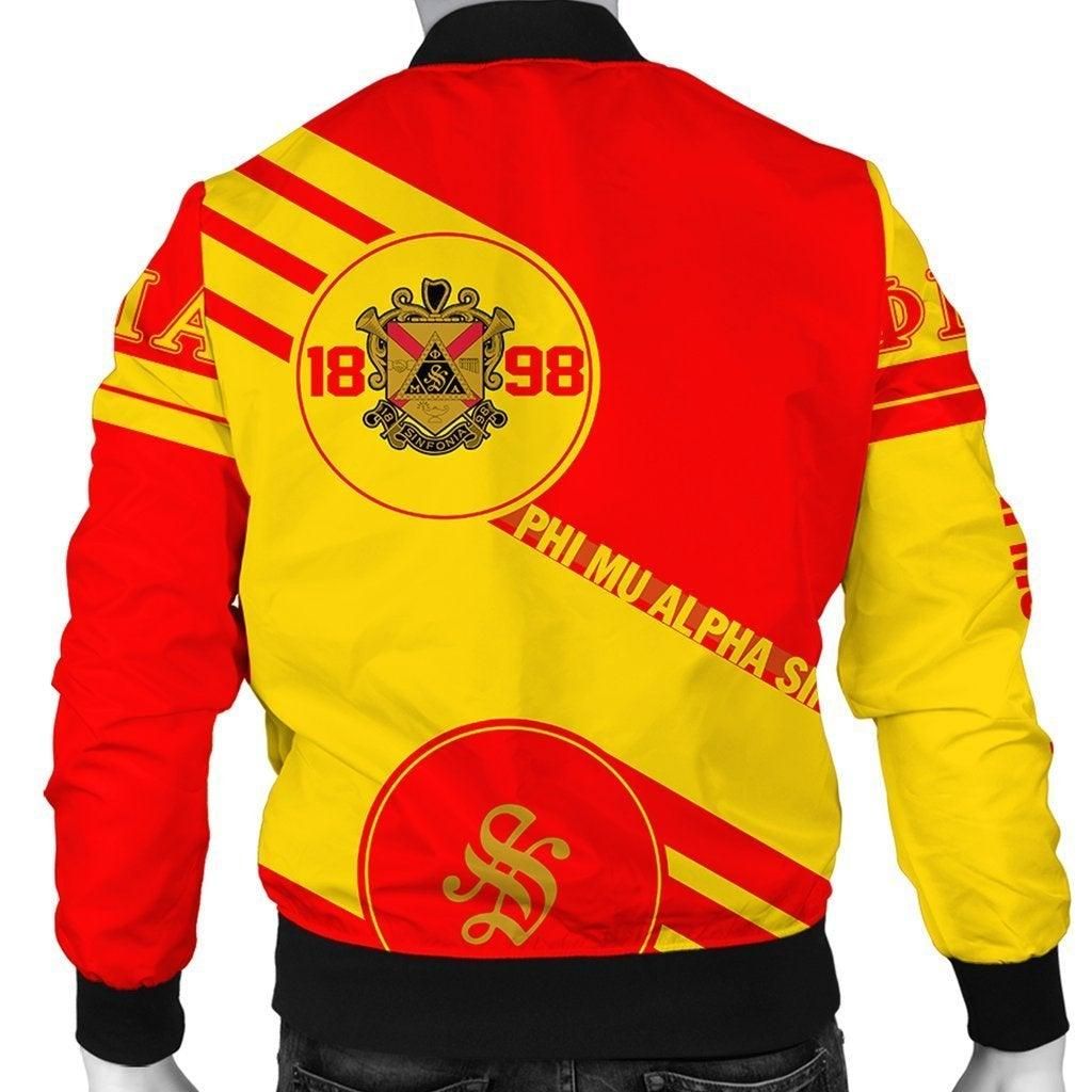 African Jacket - Phi Mu Alpha Sinfonia Swift Balls Bomber Jacket