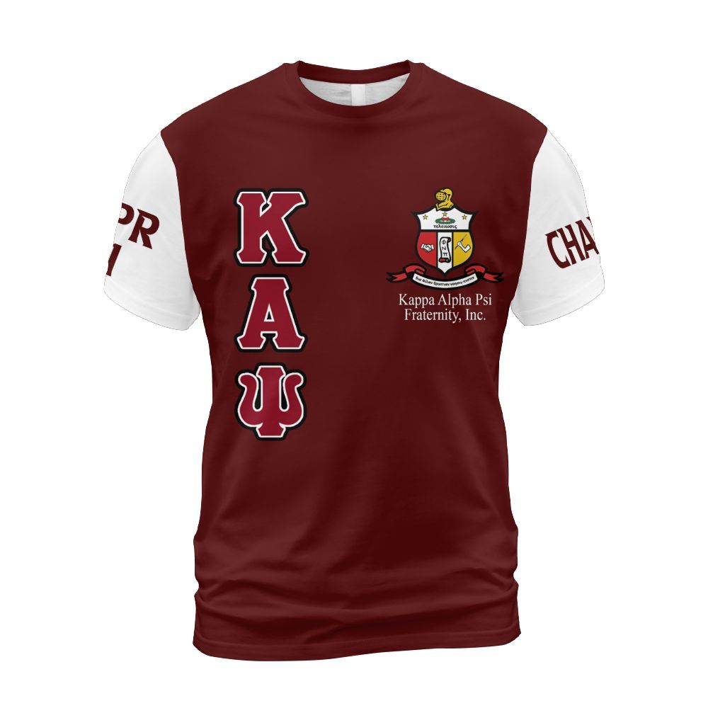 Ireishprint ΚΑΨ Custom Chapter Shirt, Personalized Hand Sign Shirt 1911 Fraternity Shirt
