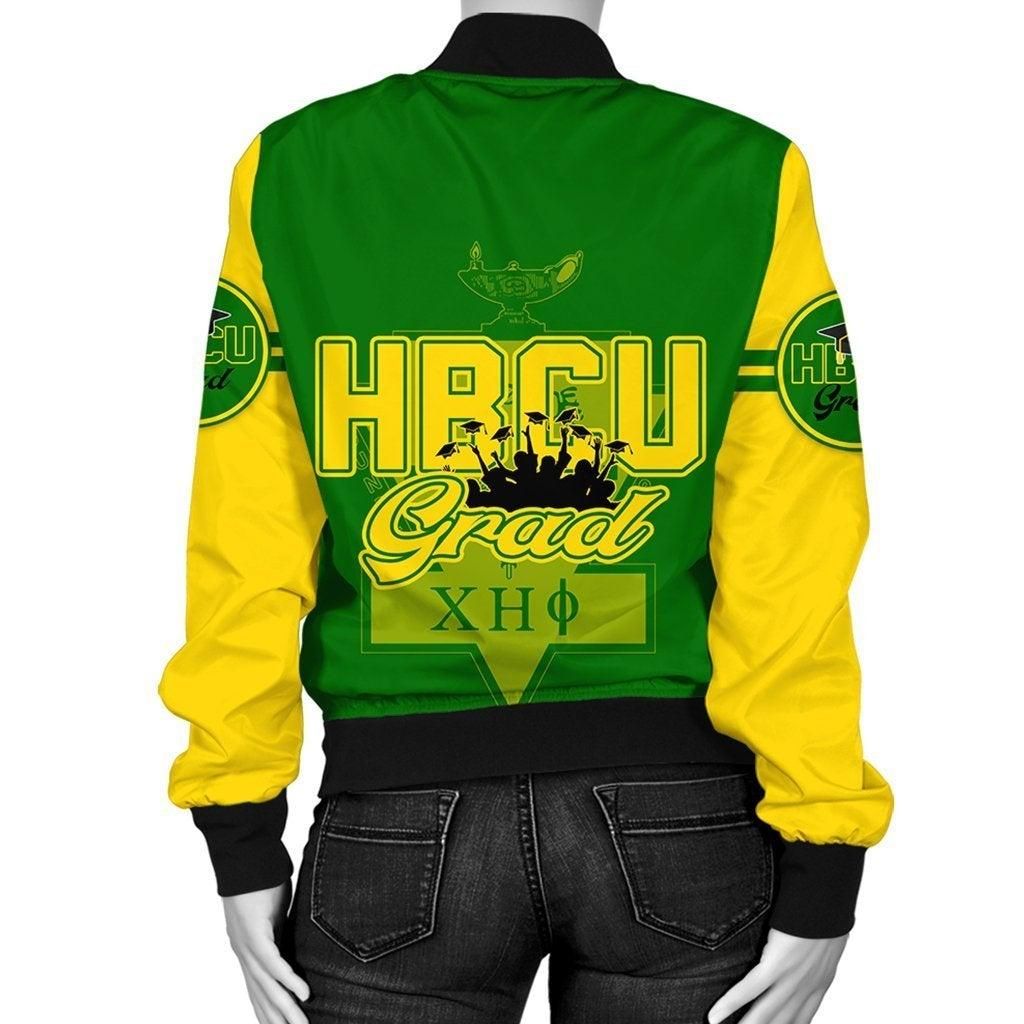 African Jacket - Chi Eta Phi HBCU Grad Bomber Jacket