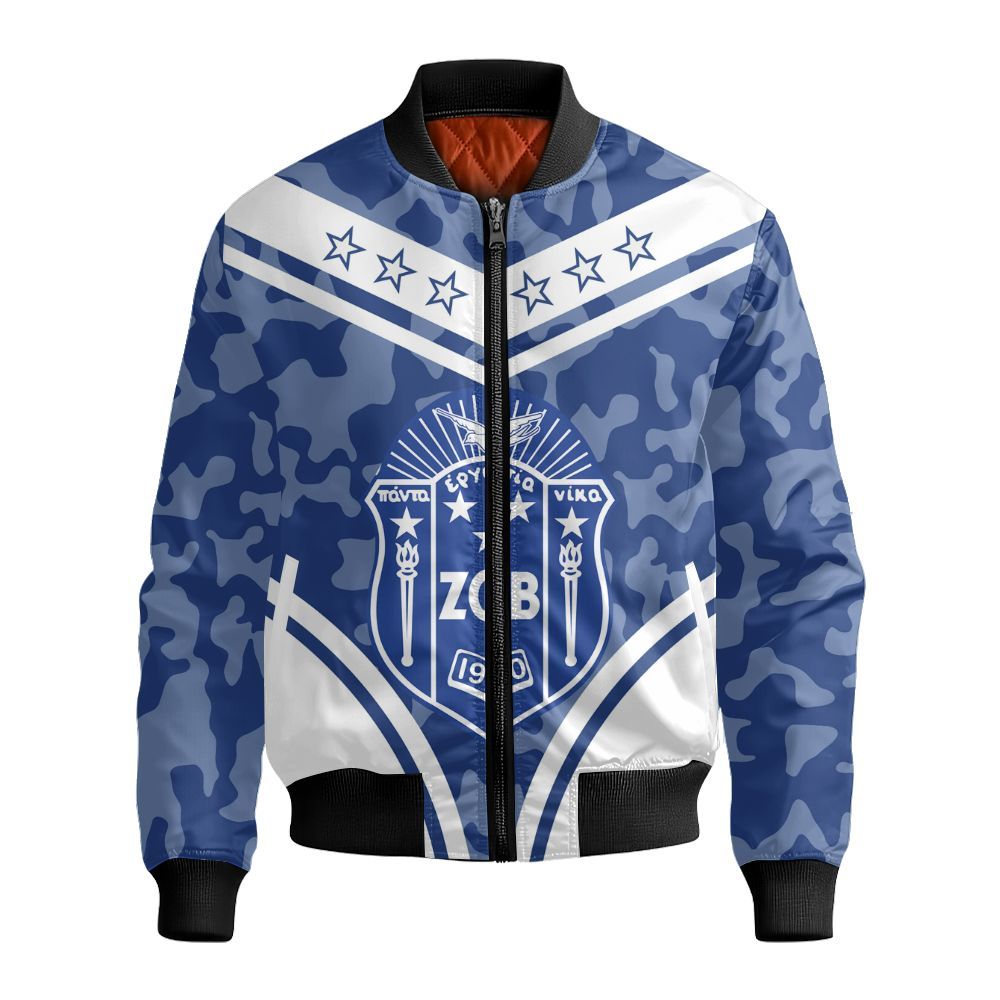 Ireishprint Zeta Phi Beta Off Shoulder Sweatshirt, Zeta Phi Beta Since 1920 Camoflage Dove Sorority Bomber Jacket